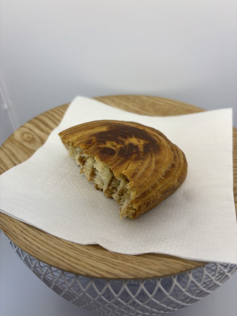 尾西のひだまりパン メープル 加熱した状態
