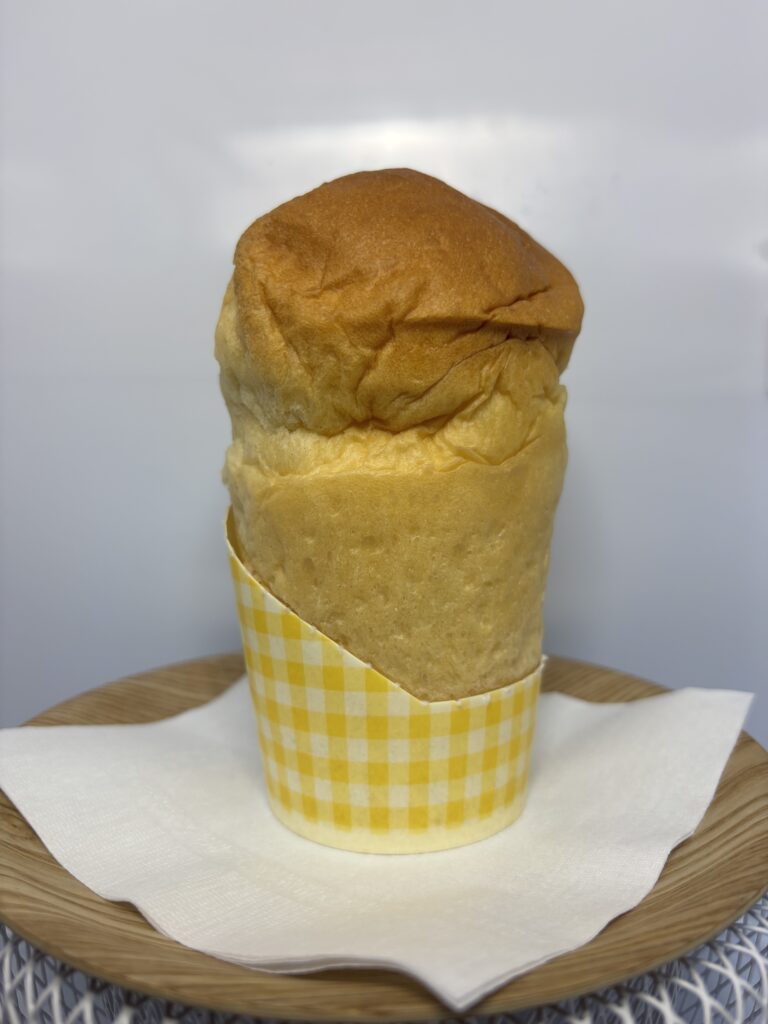 紙コップ保存パンバター 中身2 紙コップを切り取ったところ