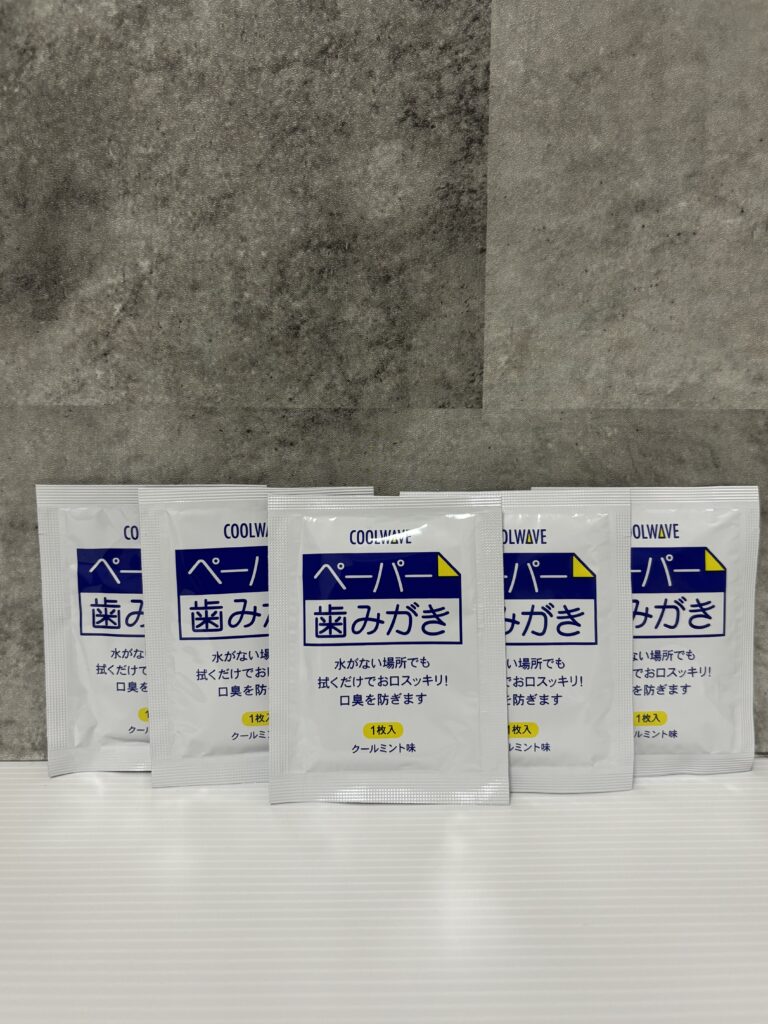 クールウェイブ ペーパー歯みがきK 個包装正面