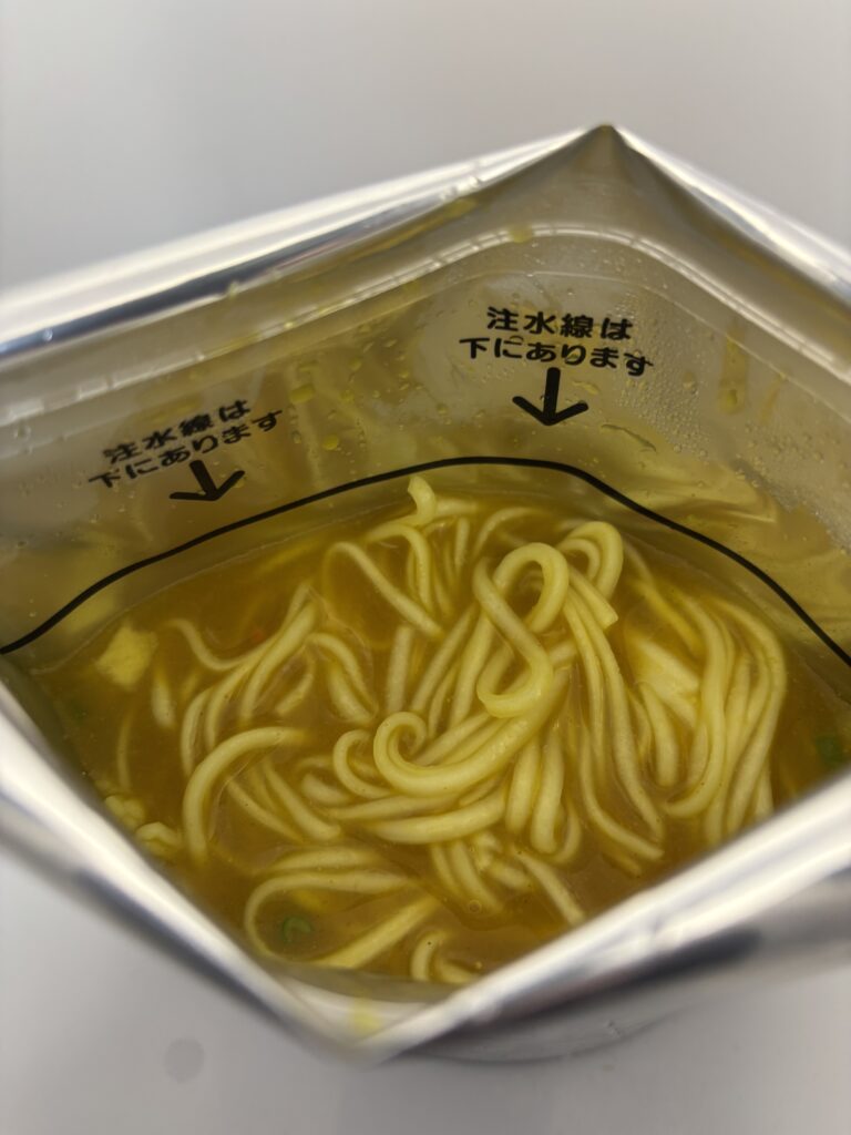 米粉でつくったカレーうどん 完成