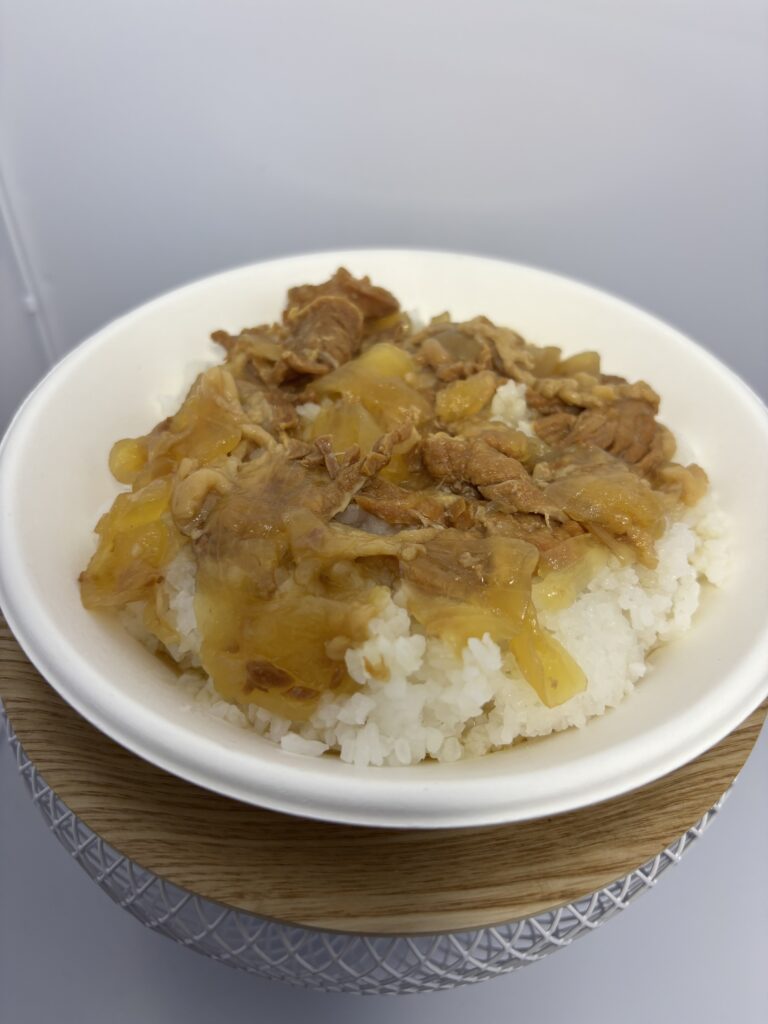 長期保存おかずシリーズ 牛丼の素 盛り付け