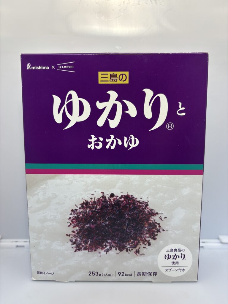 IZAMESHI 三島のゆかりとおかゆ パッケージ正面