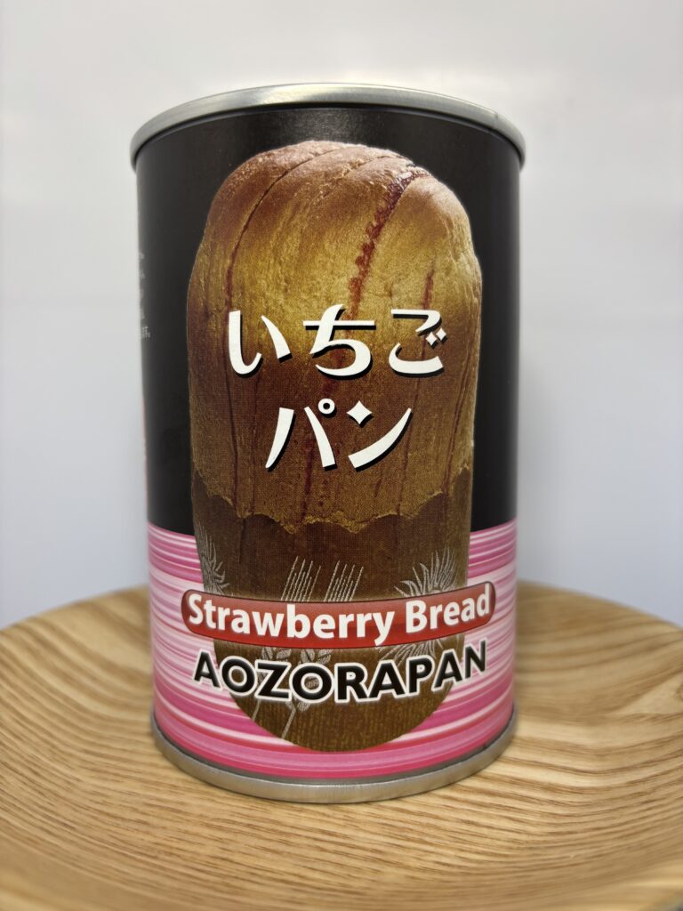 青空パン 7年保存缶詰パン いちご パッケージ正面