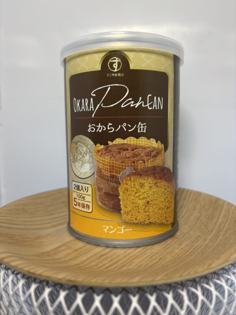 おからパン缶　マンゴー パッケージ正面