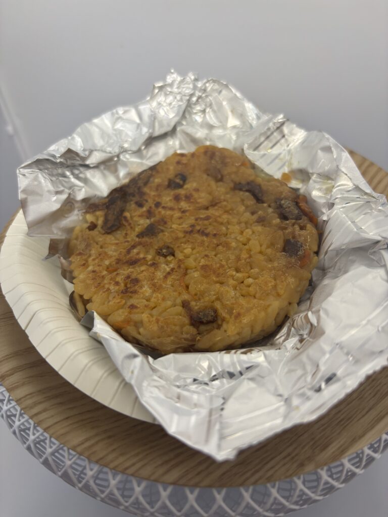 もっちりつや炊きおにぎり 五目　フライパン加熱後