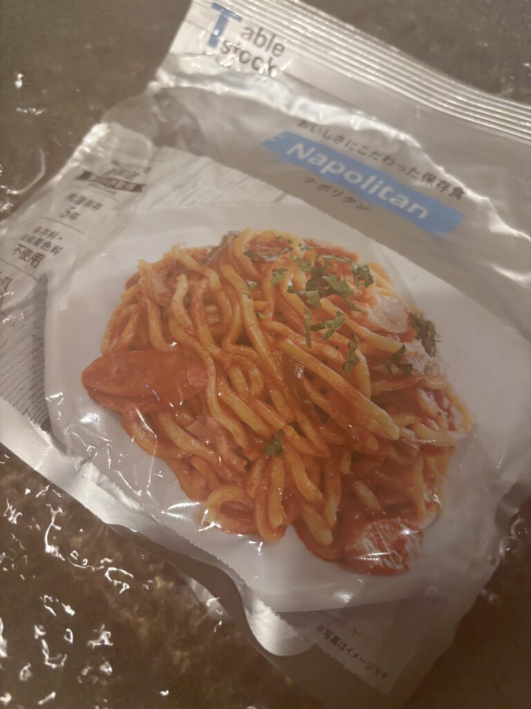 Table stock おいしさにこだわった保存食 ナポリタン　湯煎