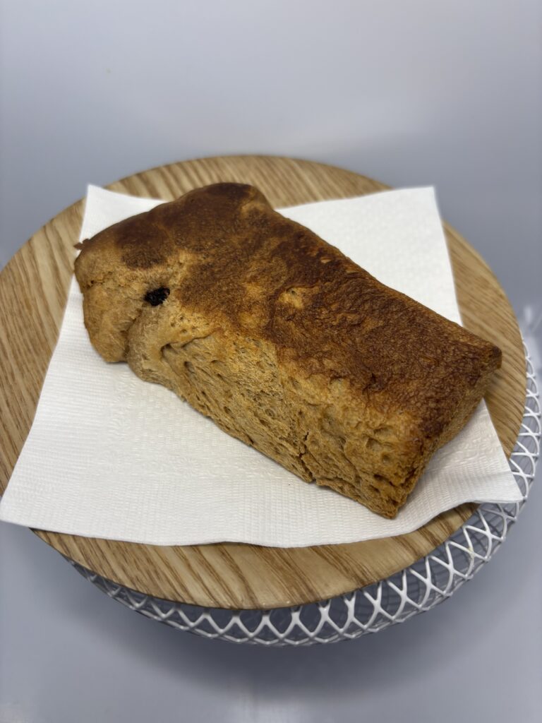 紙コップパン チョコレート　加熱　外側