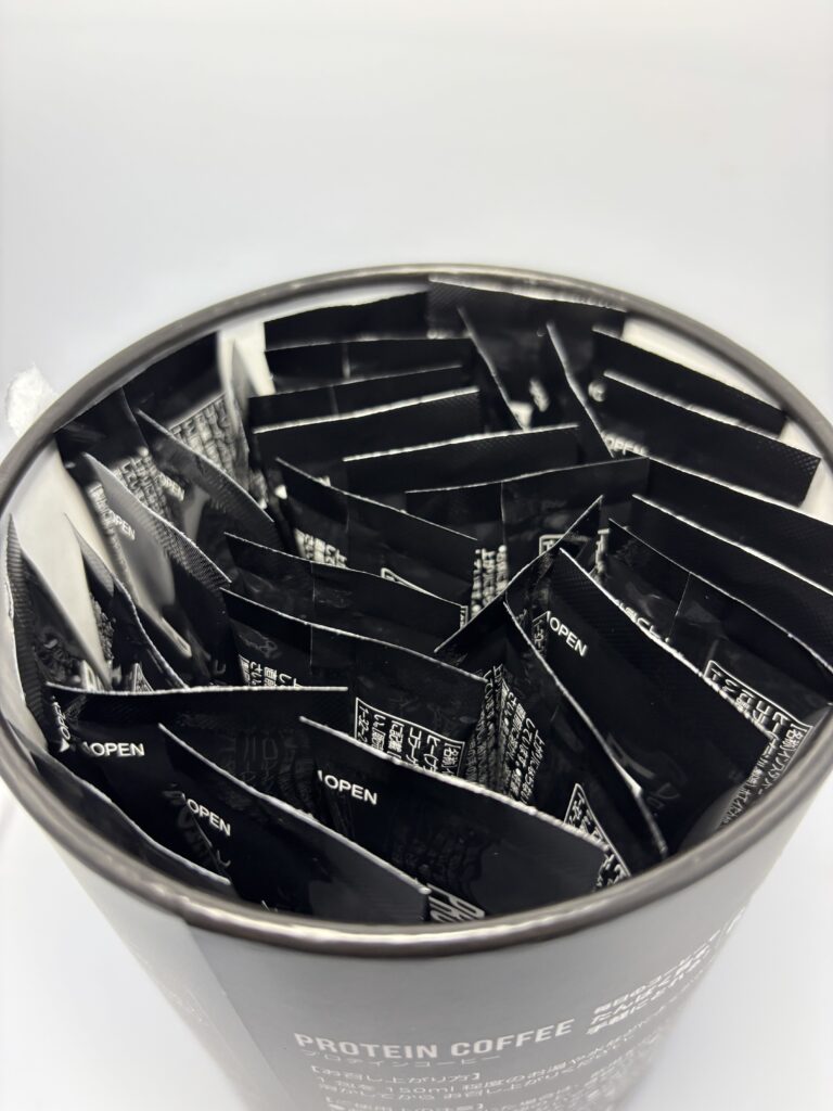 メガロス プロテインコーヒー 箱の中身