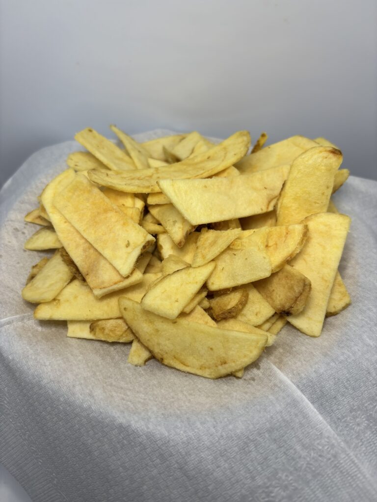 ピュアポテト オホーツクの塩と岩塩 中身を出したところ