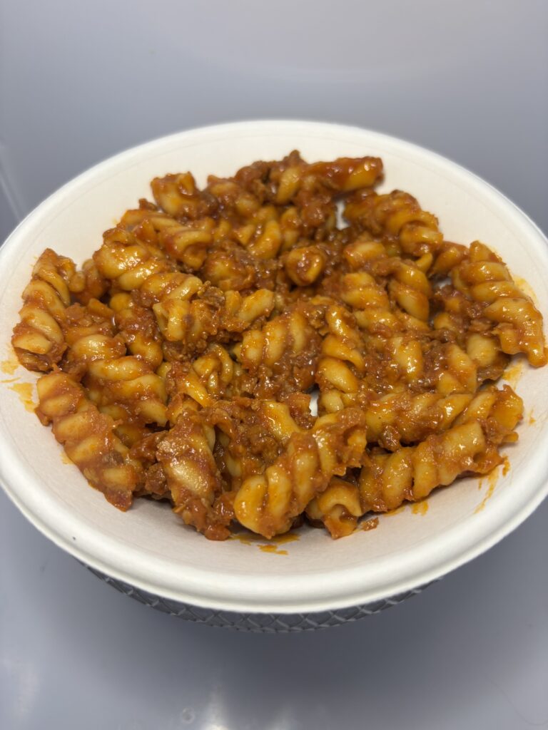 IZAMESHIそのままPASTA ボロネーゼ　常温 中身を出したところ