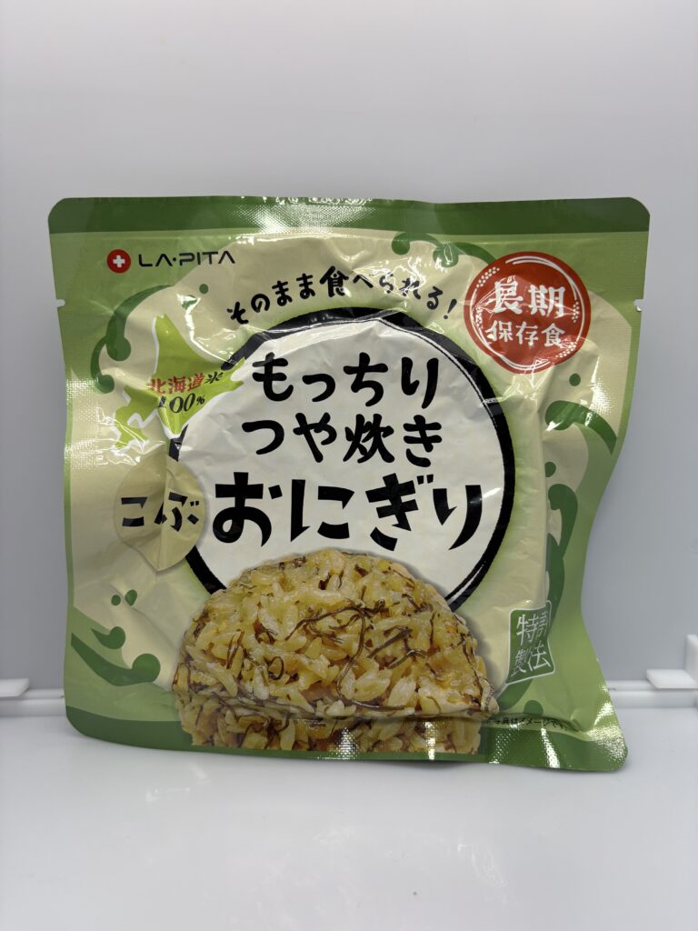 もっちりつや炊きおにぎり こんぶ パッケージ正面